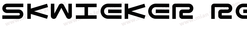 Skwieker Regular字体转换